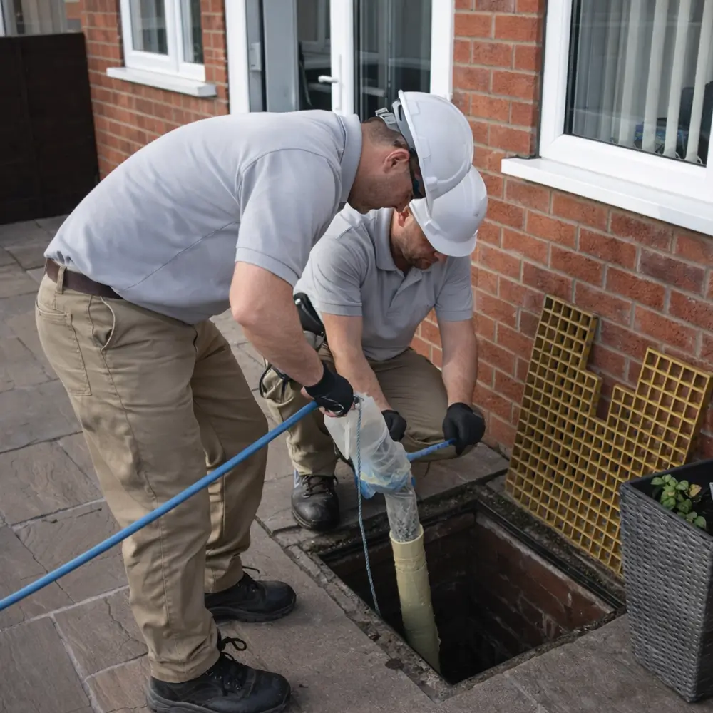 Blocked drain repair service in High Wycombe
